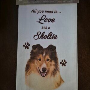 Sheltie- Kitchen towel- E&S PETS GIFT